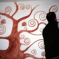 L'albero della Vita, pittura murale